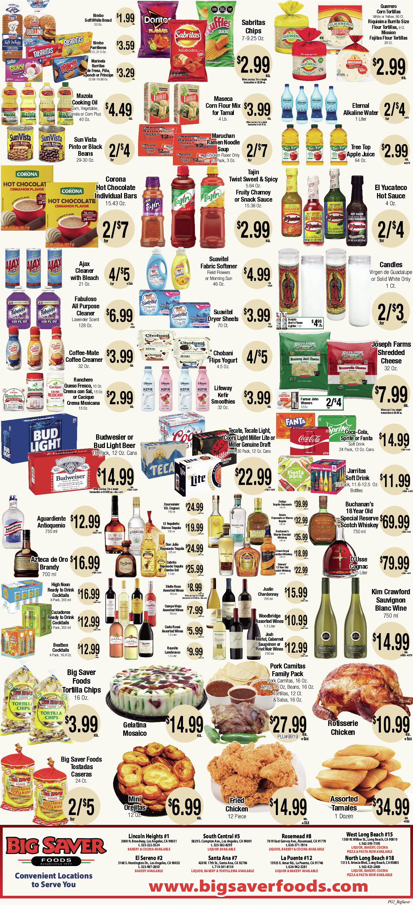 Big Saver Food Weekly AD 2 Page. valid thruogh 12/10/2025 - 12/16/2025