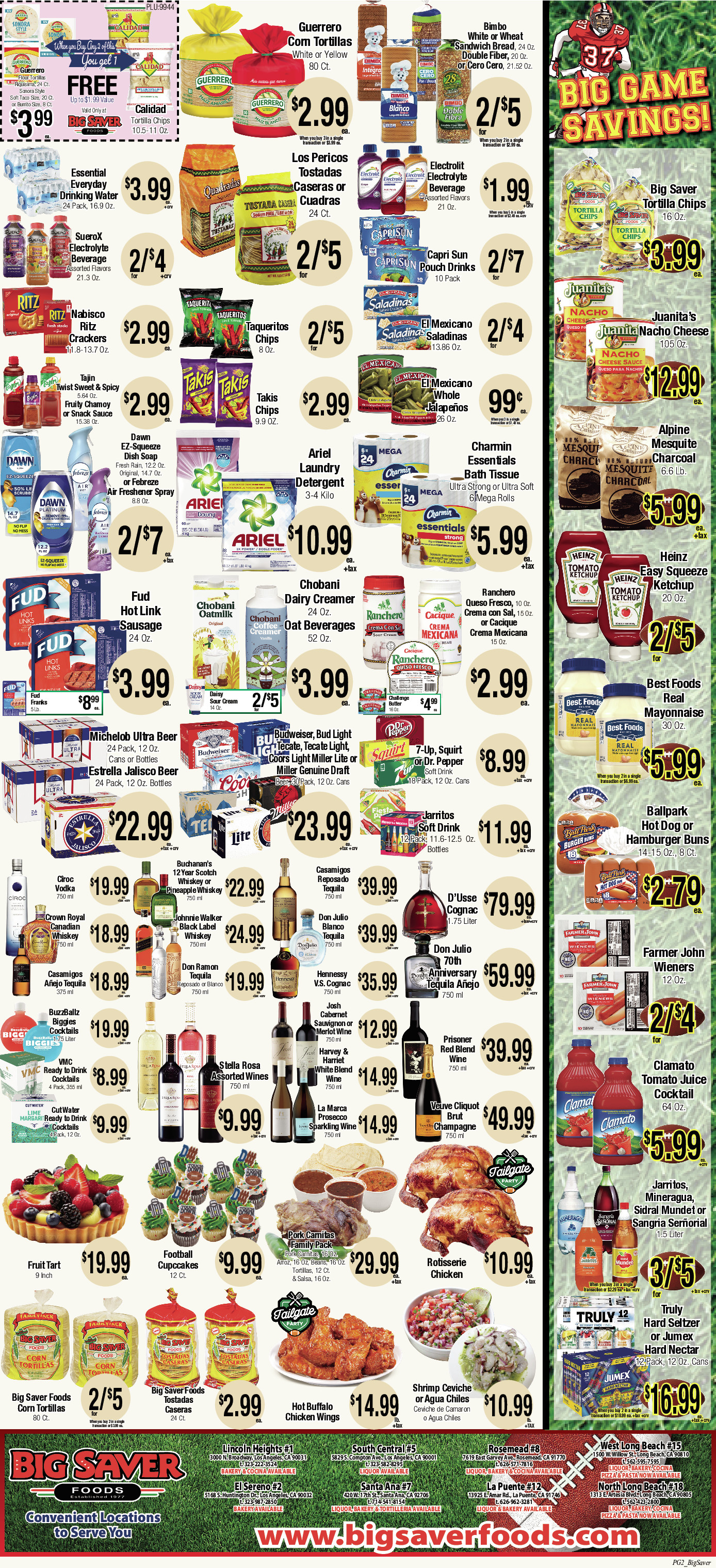 Big Saver Food Weekly AD 2 Page. valid thruogh 02/04/2026 - 02/10/2026