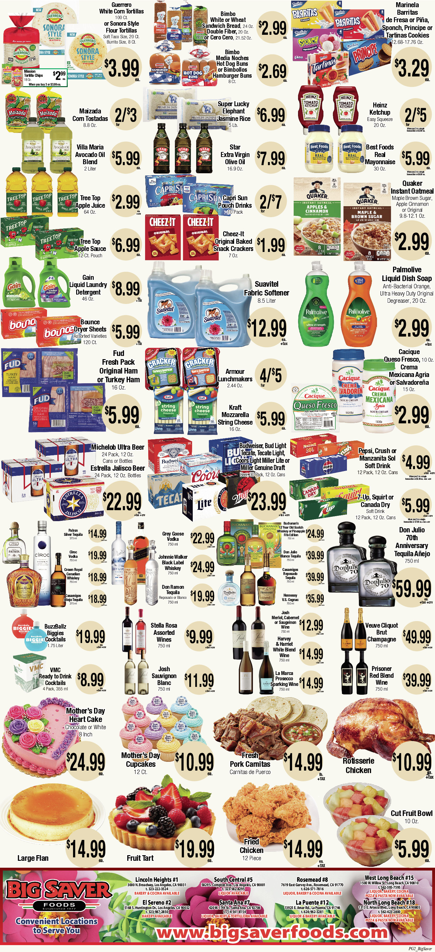 Big Saver Food Weekly AD 2 Page. valid thruogh 05/06/2026 - 05/12/2026