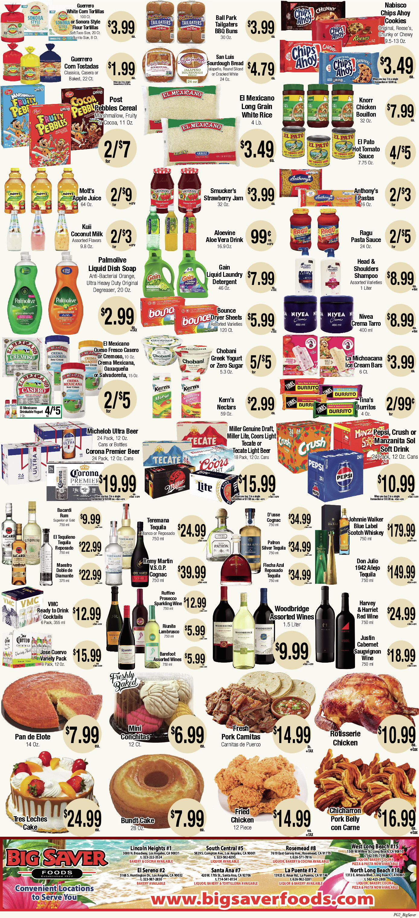 Big Saver Food Weekly AD 2 Page. valid thruogh 06/24/2026 - 06/30/2026